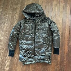 Moncler Women's Metallic Puffer Jacket